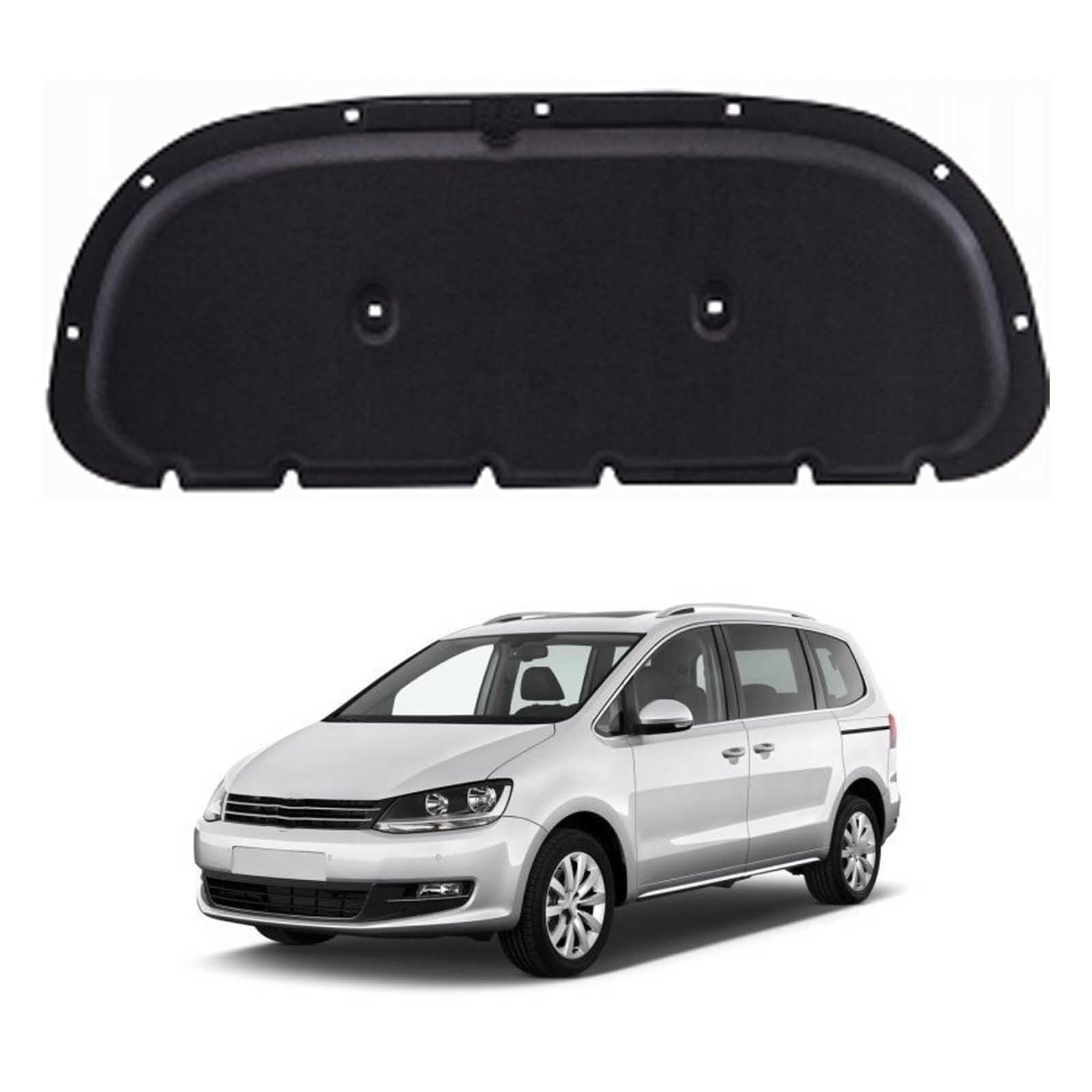 Papep Normal Heat Shield & Soundproof Cotton For Volkswagen Sharan 2012-2019, Bonnet Engine Insulation Mat, Noise Reduction Thermal Liner Cover For Car Hood