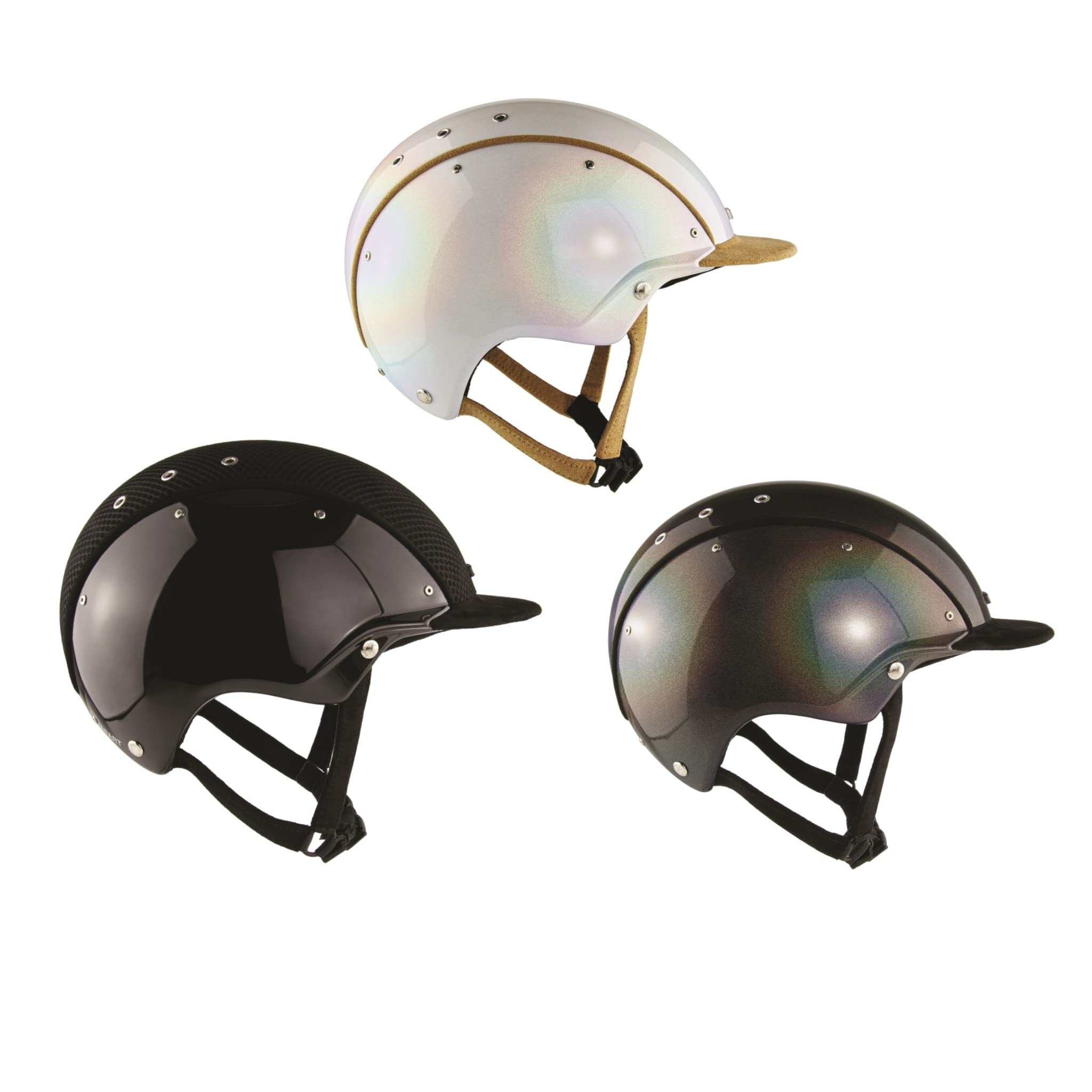 Casco Casco de equitación APART flip flop-gris, flip flop blanco o negro