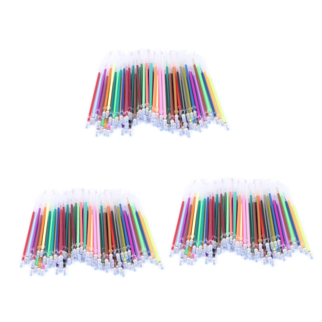 SHINEOFI 300pièces Recharges De Stylos Gel Colorés Pour Doodle Scrapbooking Et Dessin Fournitures De Bureau Multicolores