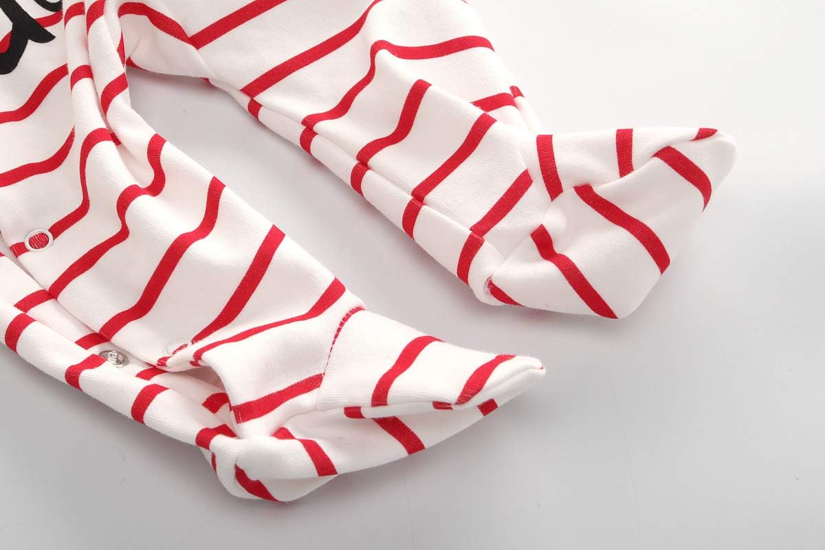 Kiddiezoom Unisex-Baby Newborn I Love Mummy I Love Daddy Bodysuit 2 Pack - Image 4