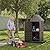 ASKPASS Outdoor Storage Shed,Resin Storage Cabinet with Lockable Door,Removable Shelves,Reinforced Floor,Durable and Weatherproof Shed for Backyard Garden Patio Lawn(Grey)