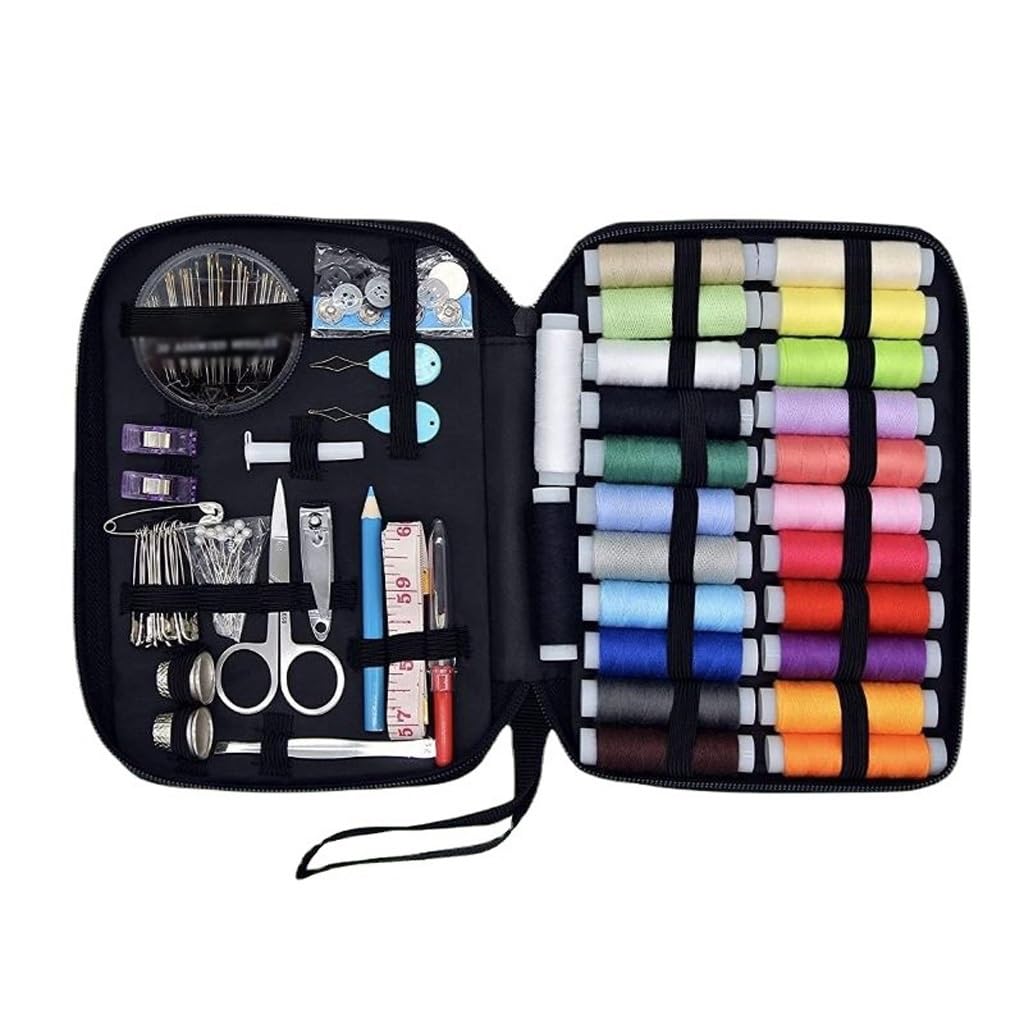 Kit de Costura Kit de Costura Kit de Costura para el hogar 103 Caja de Agujas e Hilos para Coser a Mano
