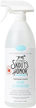 Skout's Honor Odor Eliminator - Plant-Powered Deodorizer for Offensive Pet Odors, Destroys Molecules On Contact - Biodegradable, Eco-Friendly, No Residue, 35 oz