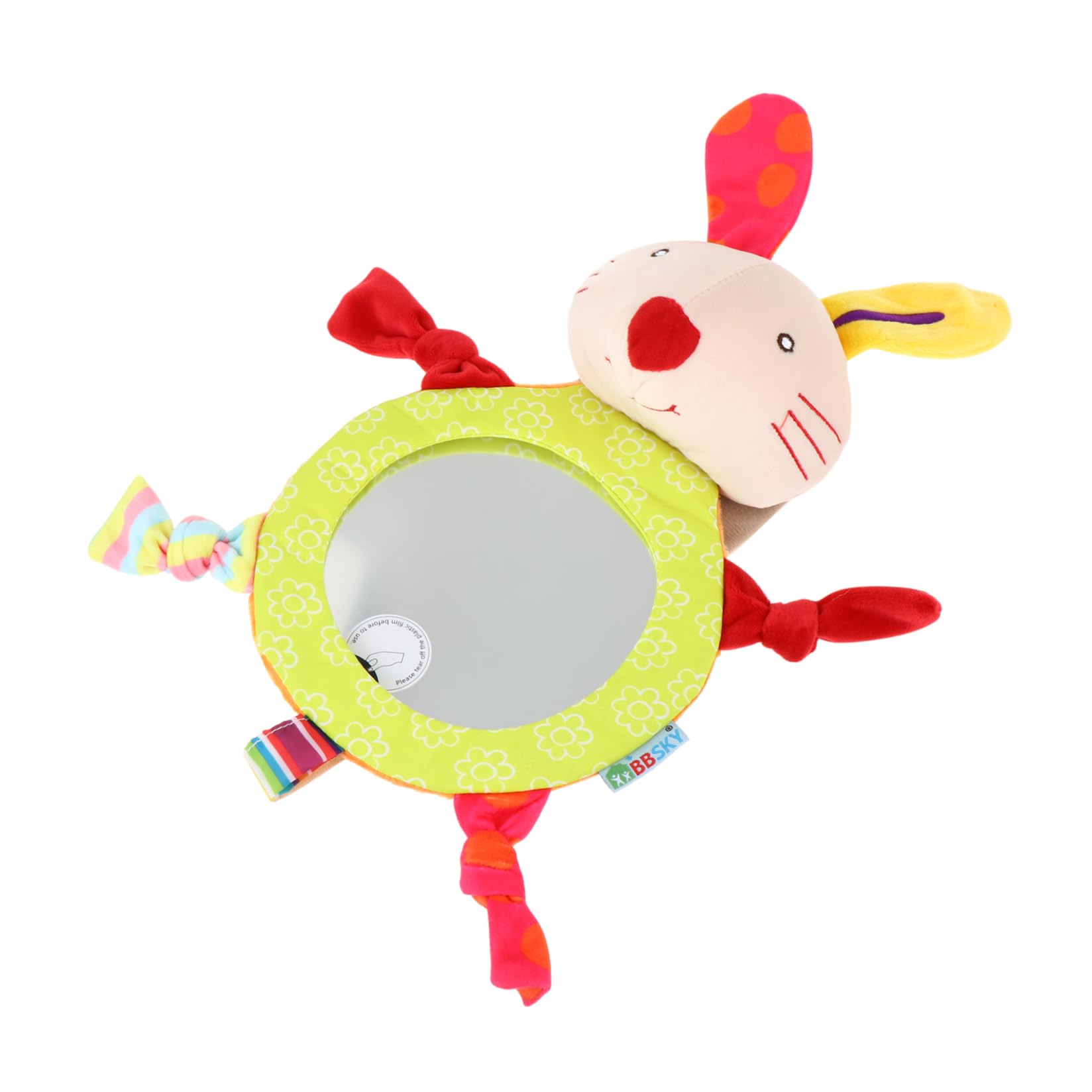 Toyvian 2pezzi Specchietto Retrovisore Per Ragazzo Ragazza Specchio Di Osservazione Carino Forma Di Cartone Sicuro e Leggero Per Auto e Sedile Posteriore Materiale Infrangibile e