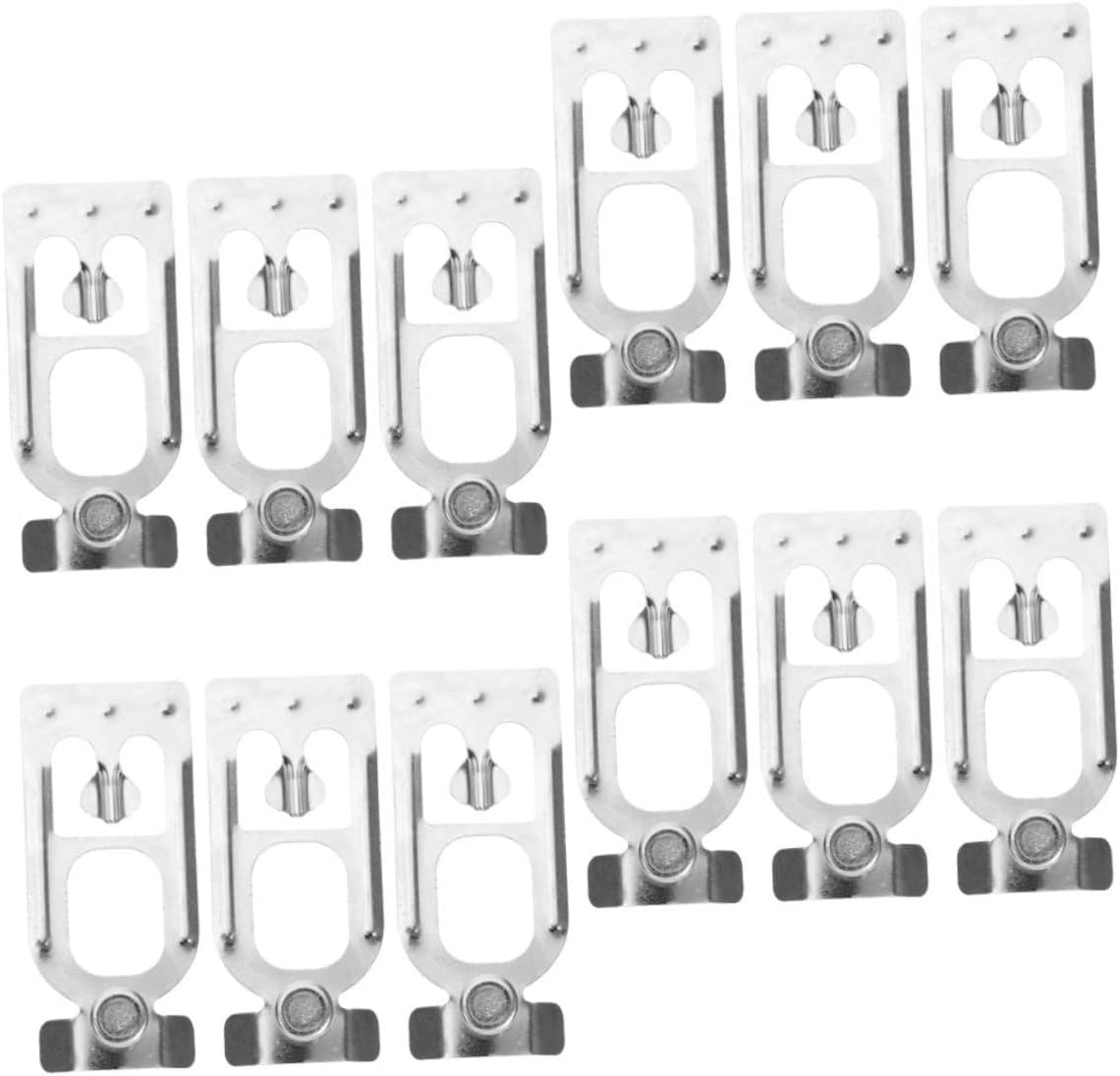 Luxshiny 12pcs Steel Pallet Rack Safety Clips Universal Teardrop Beam Connectors Heavy Duty Pallet Racking Shelf Pins for Warehouse Storage