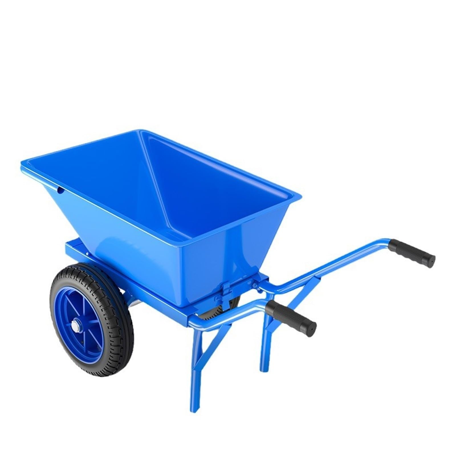 Dump Cart Wheelbarrow Heavy Duty Utility Garden Cart with Pneumatic Tires, for Outdoor Lawn Yard Farm