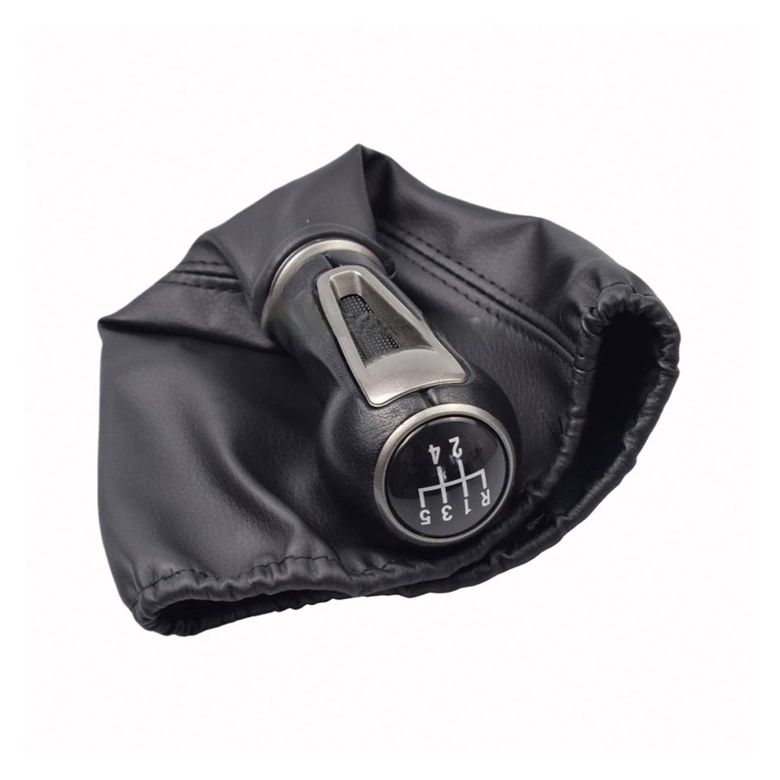 Jsyalmslw R5-Speed For Seat Ibiza Iv Sporty Gear Stick Knob Leather/Abs