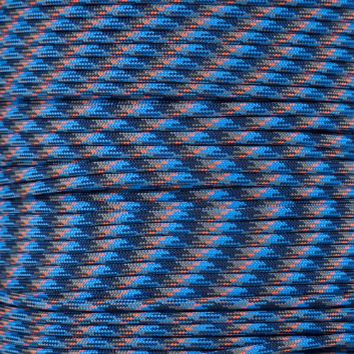 Paracord Planet 20 Foot Hanks of 550 Type III 7 Strand Paracord (Raven 20 Feet)