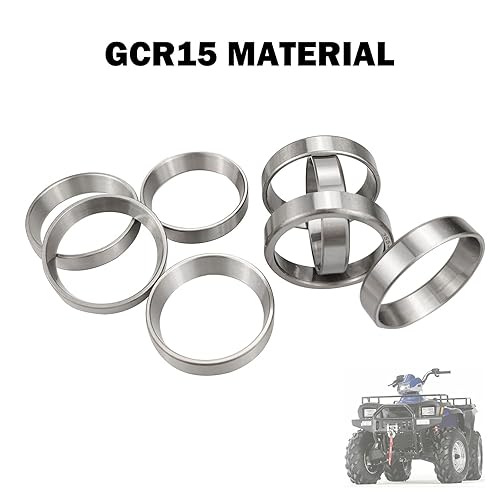 Miniatura 3 de Kit de rodamientos y sellos de rueda delantera compatible con Polaris Sportsman/Worker/Xplorer/Magnum/Xpedition/Diesel/Scrambler/Big Boss