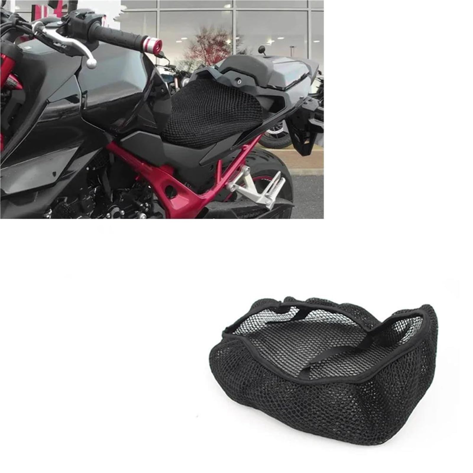 Parte a due ruote Per CB750 Per Hornet 2023 Cuscino Di Protezione Per Sella Moto Cuscino Per Sella In Rete A Nido D'ape