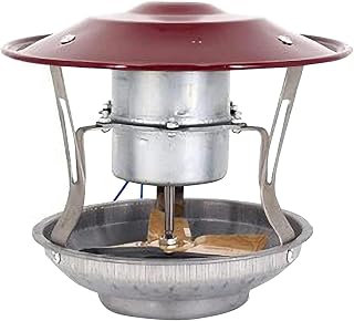 JHKJ Chimney Fireplace Fan, 60W Chimney Fan, Chimney Smoke Evacuator, Fireplace Exhaust Fan Flue Fan Chimney Draft Inducer,C