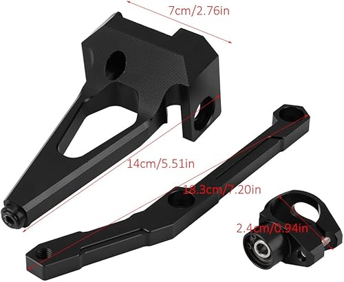 Miniatura 2 de Soporte de amortiguador de dirección, amortiguador de dirección, estabilizador de dirección, amortiguador de dirección para motocicleta, kit de