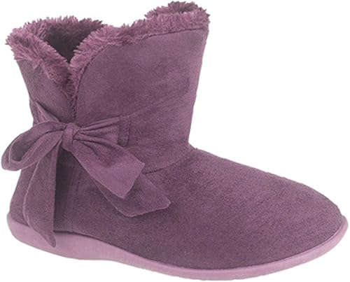 purple slipper boots