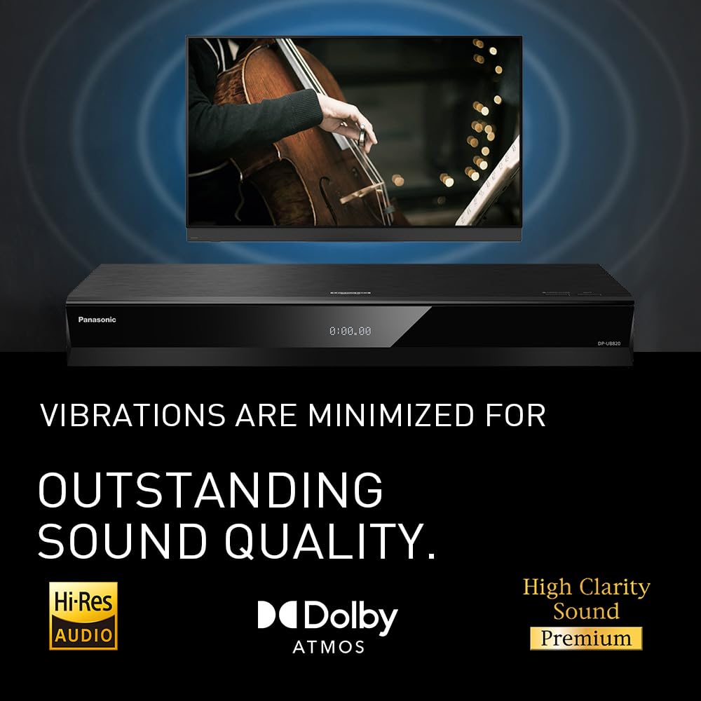 Panasonic DP-UB820AGK Blu-ray Player - Version für Italien und Spanien