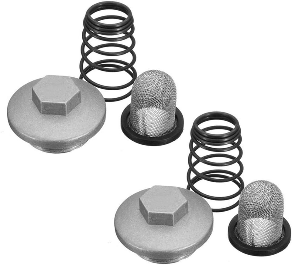 GY6 50cc 125cc 150cc Oil Drain Plug for Moped Scooter Baotian Benzhou Taotao QMB139 157QMJ Engine Oil Drain Spring Screws - pack of 2