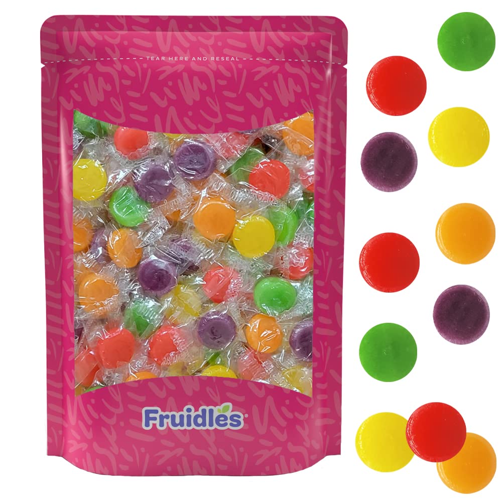 Fruidles MixedFruit Discs Button Hard Candy, Individually