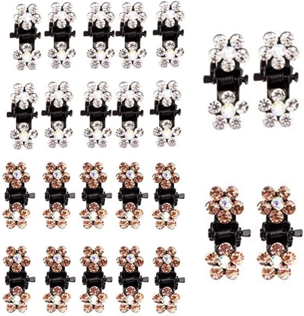 Fermagli Per Capelli Tiny Bow - 20 Pezzi Antiscivolo Per Bambine, Colorati, Ideali Per Capelli Sottili - Foto 9