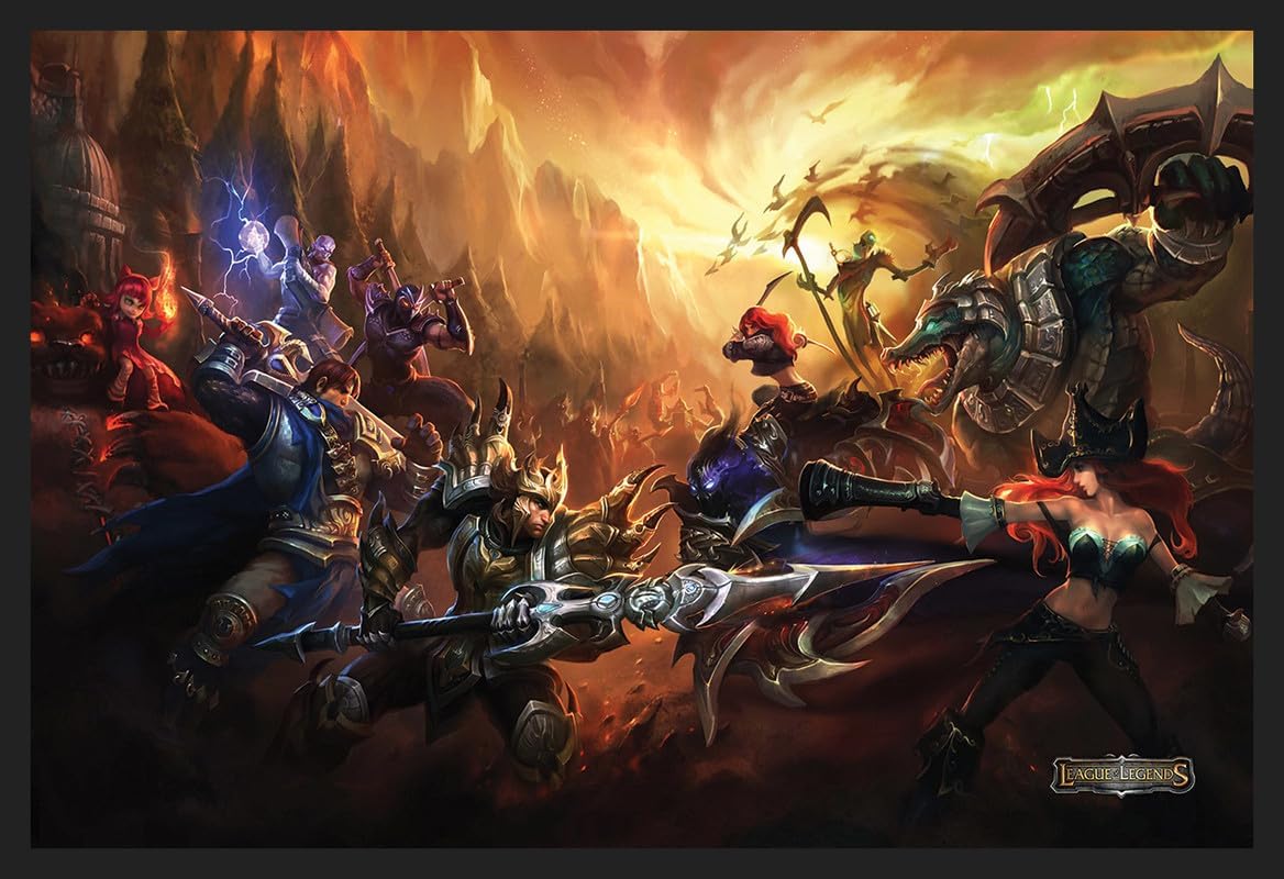 Amazon.com: BUY ART FOR LESS Officially Licensed League of Legends