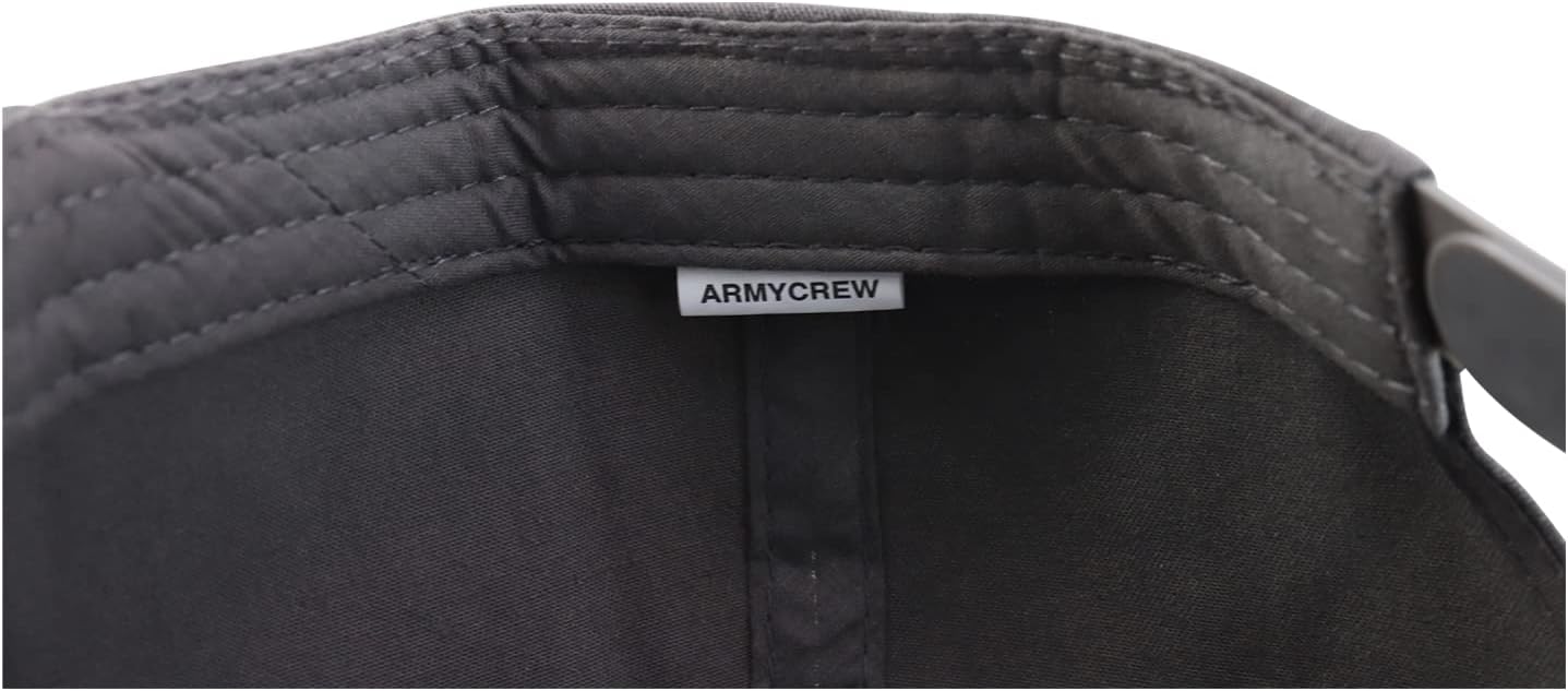 Armycrew Oversized 2XL Structured Flatbill Snapback Cap for Big Heads - Image 4