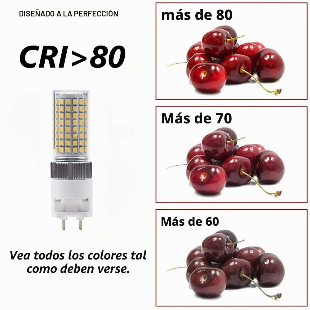 Bombilla LED G12 16W, Bombilla de Maíz Bi-Pin (Equivalente a 160W Halógena/Bombilla Incandescente),Blanco Cálido 3000K 1600 Lumen Lámpara de techo para Casa Calle Garaje Paisaje Almacén,Paquete de 4