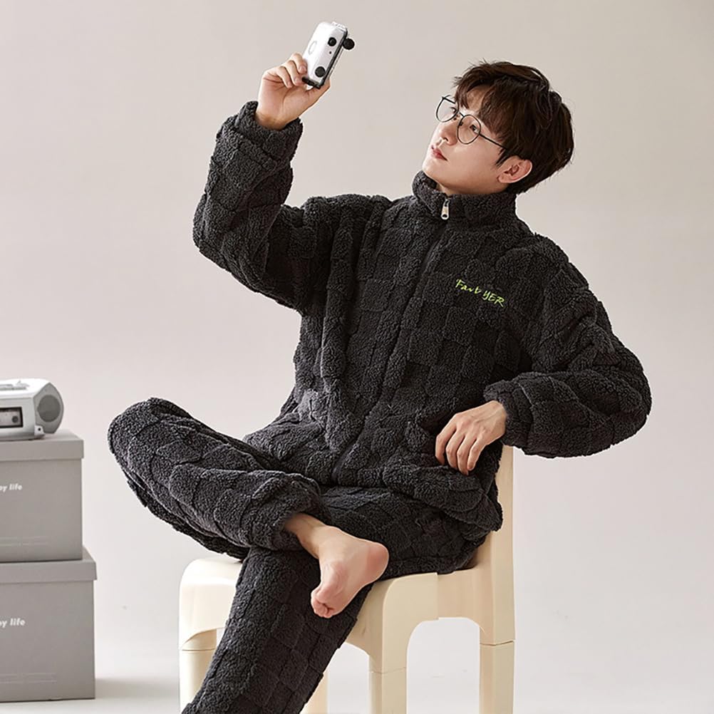 クニジップ] 笑顔の悪魔 絵文字 ハロウィーン パジャマ メンズ ルーム