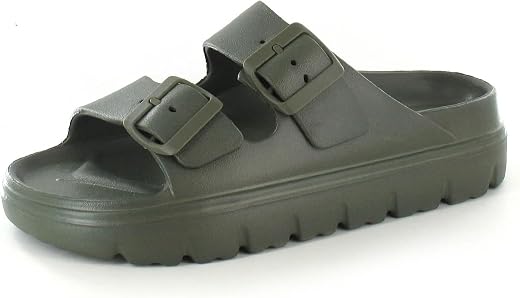 Yinka Shoes Women's EVA Double Buckle Sandals