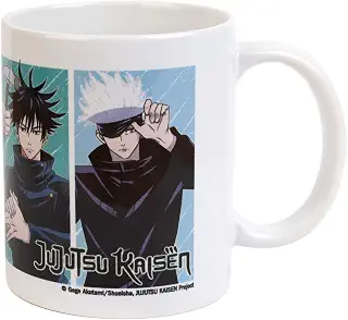 Grupo Erik: Tazza Jujutsu Kaisen: Jujutsu High | Tazza anime manga da colazione in ceramica, 350 ml, ideale come tazza anime giapponesi, tazza jujutsu kaisen o jujutsu kaisen gadget