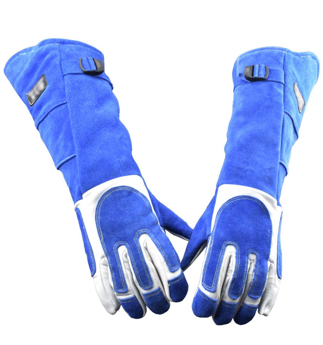 Guantes de manejo de animales anti mordedura de cuero suave grueso guantes a prueba de arañazos guantes protectores resistentes a la mordida