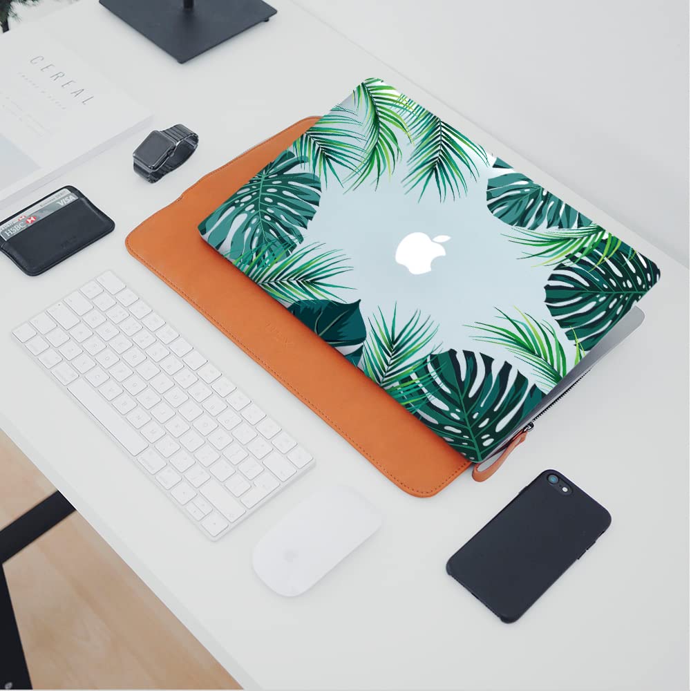 Custodia 4 In 1 Per MacBook Air 13" Modelli 2018-2020 - Rigida, Con Copritastiera E Protettore Schermo, Design Onde Giapponesi