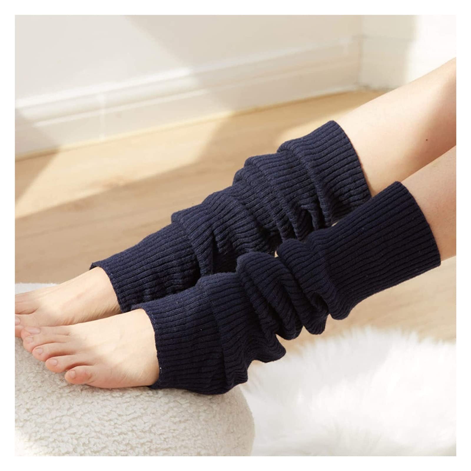 Socken Bequem Winterstrickhäkelarbeit Frauen Mädchen Kniehohe Beinlinge Klobige Zopfmanschetten Stricksocken Sportsocken Strümpfe
