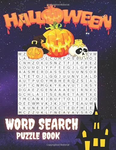 Halloween Word Search Puzzle Book