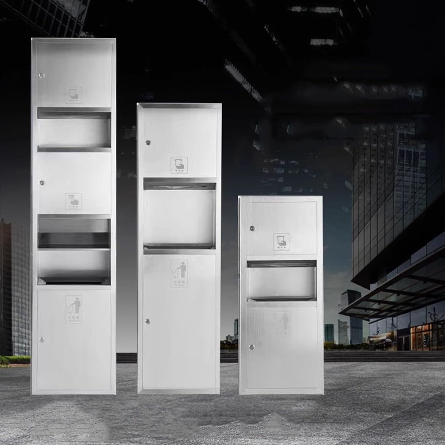 コーナーバスラック 2段 ステンレス DCM 浴室・洗面所収納 | ホームセンター通販はDCMオンライン ステンレススチール  バスルームニッチ、埋め込み式ゴミ箱 シャワー収納棚 ドア付き ワンピースモールディングバスルームニッチシェルフ ステンレススチール バスルーム ...