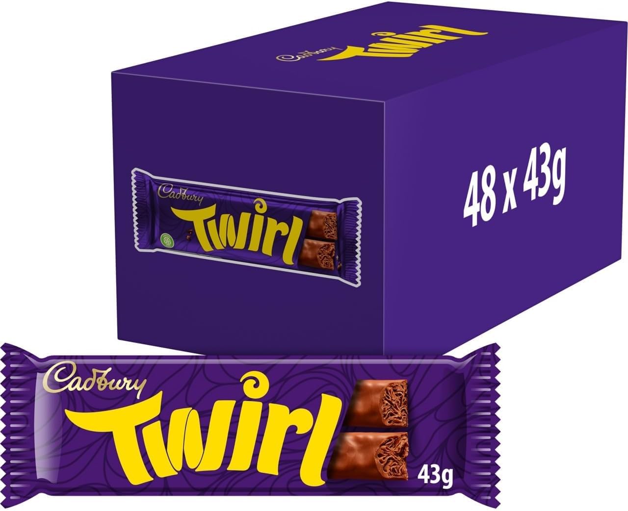 Cadbury Twirl Chocolate Bar 43g