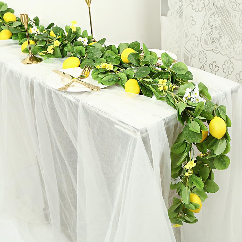 Highdi Enredaderas Artificiales Guirnaldas, Hojas de Eucalipto Limón Artificial Colgantes Hojas Plantas Falsas Decoración para Fondo de Boda Fiesta Jardín Hogar Cocina (Verde,6 Piezas)