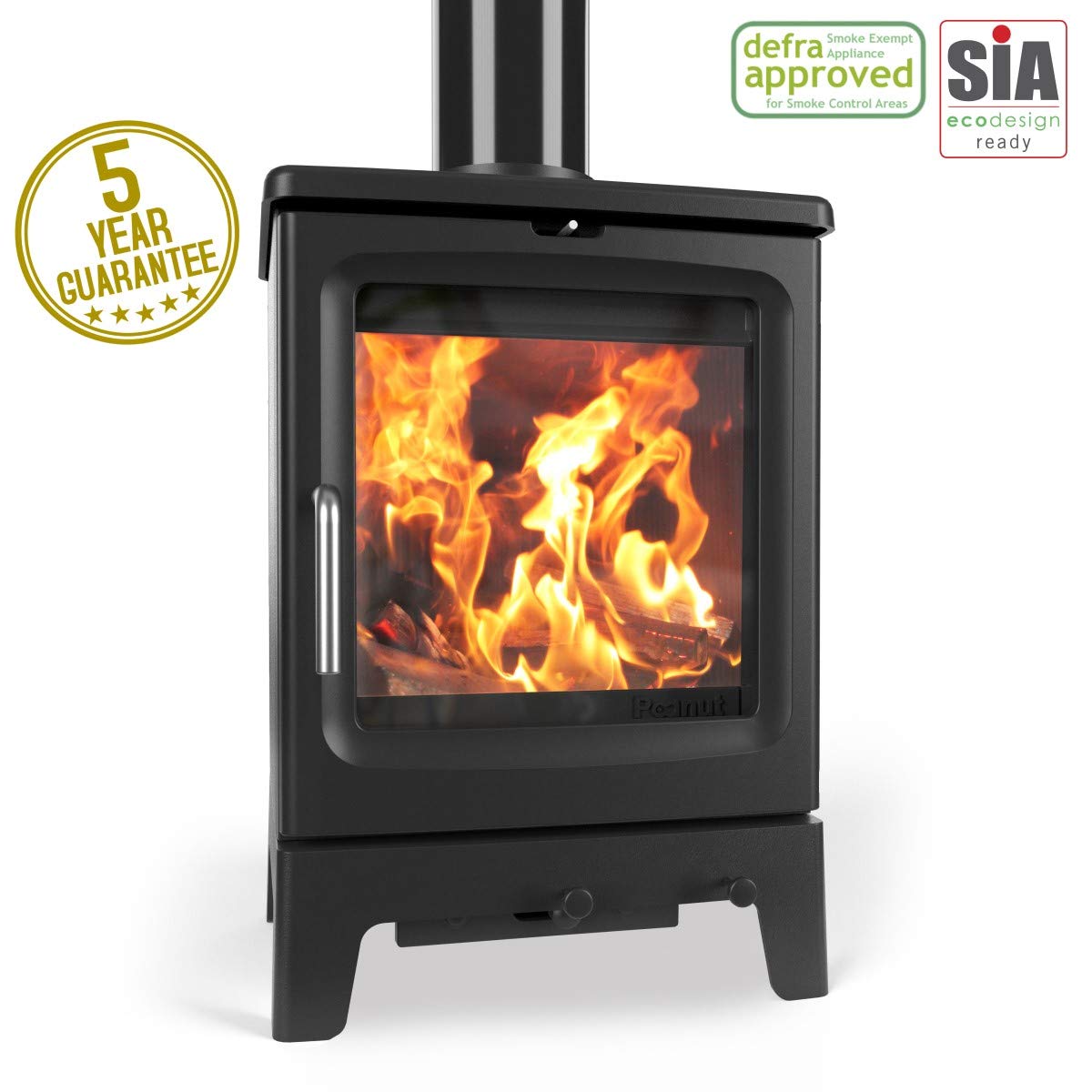 Peanut 5 Woodburning Stove DEFRA Approved EcoDesign