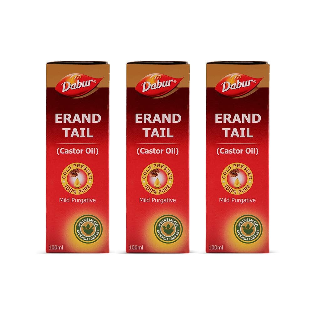 Dabur Erand Tail - 100 ml (Pack of 3)