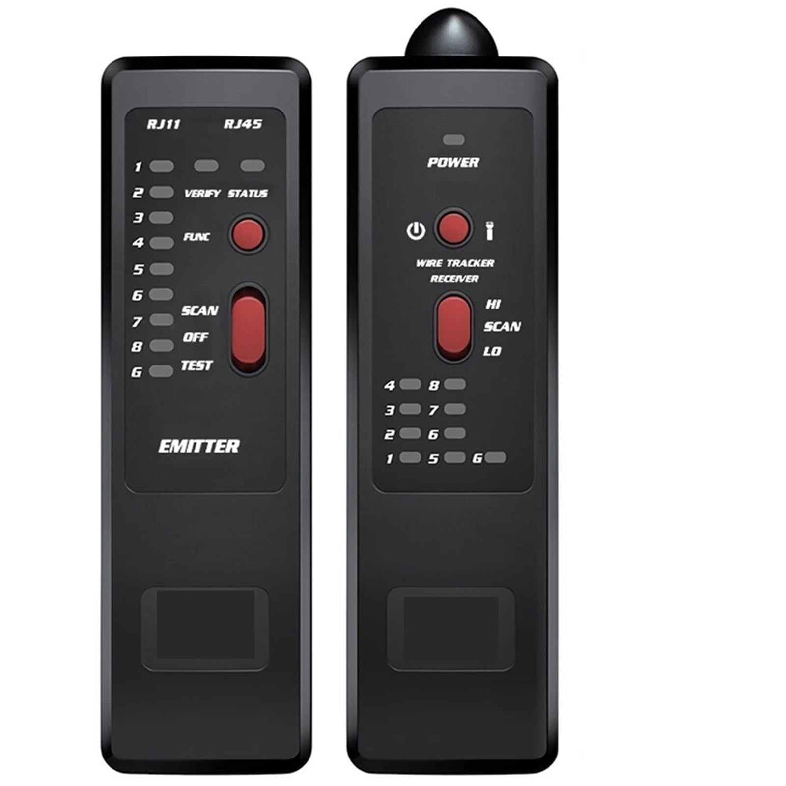 Traqueur de Câble, Détecteur de câbles réseau RJ11/45 LAN Ethernet, testeur téléphoniques, outil télécommunication, fonctionnement sous tension 60 V