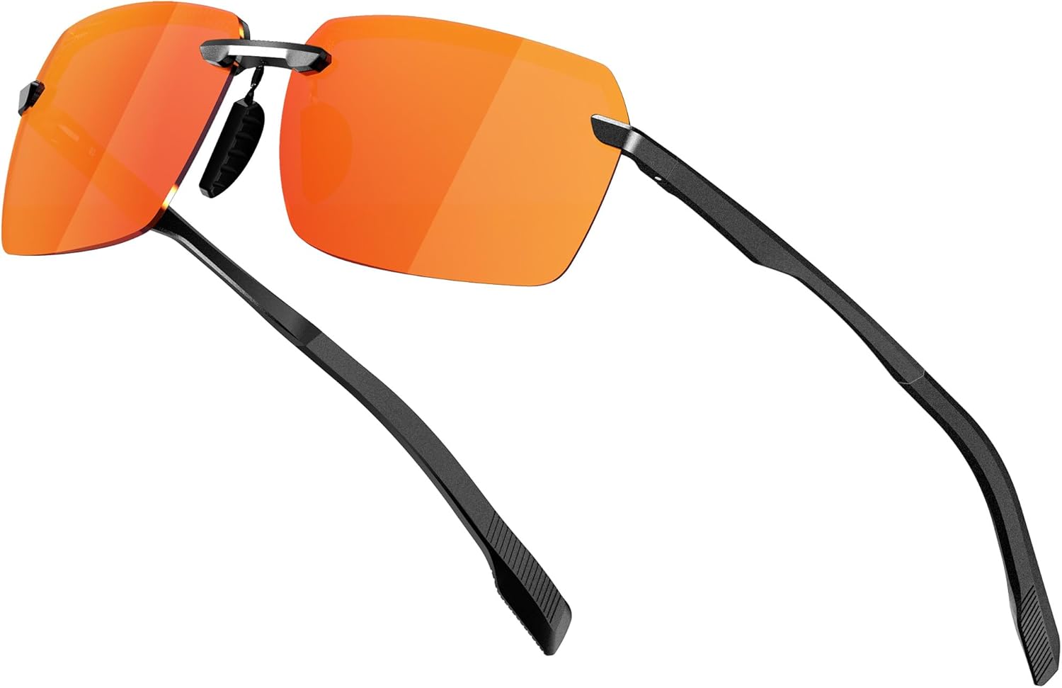 ATTCL Men's Polarized Sunglasses, UV400 Protection, Square Metal Shades for Street, Beach, Vacation