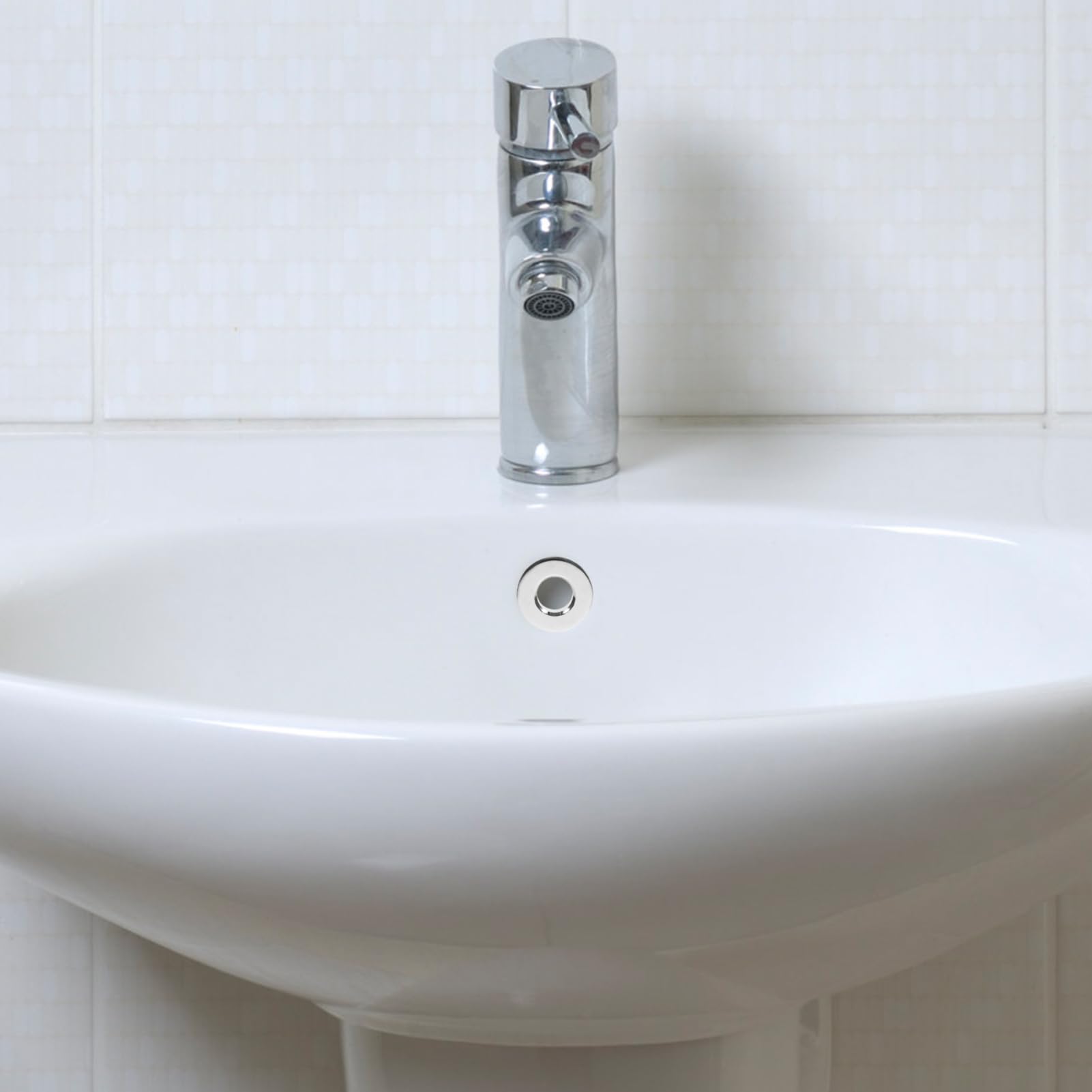 SHINEOFI 5 Set Copertura Decorativa Per Lavabo Bagno Troppopieno Del Lavandino Drainamento Di Overflow Copriforo Troppopieno Lavello Nero Cucina Silver Rame 4 Pezzi * 5