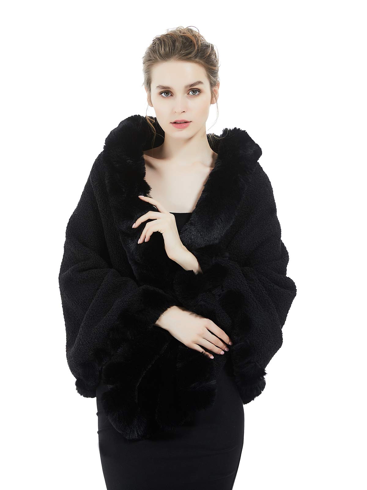 best faux fur shawl