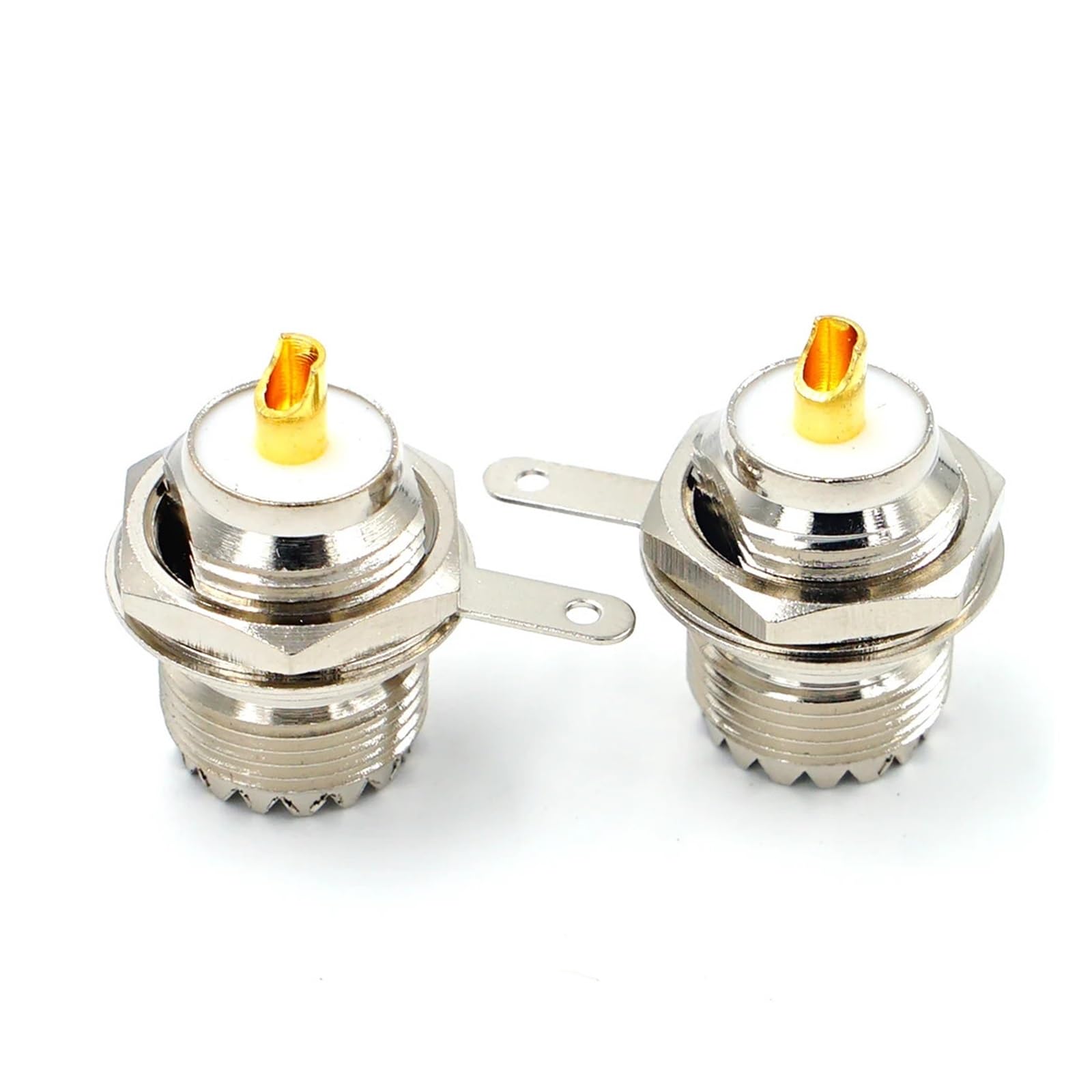 Connettore Per Saldatura Con Dado Jack Femmina UHF SO239 Da 10 Pezzi