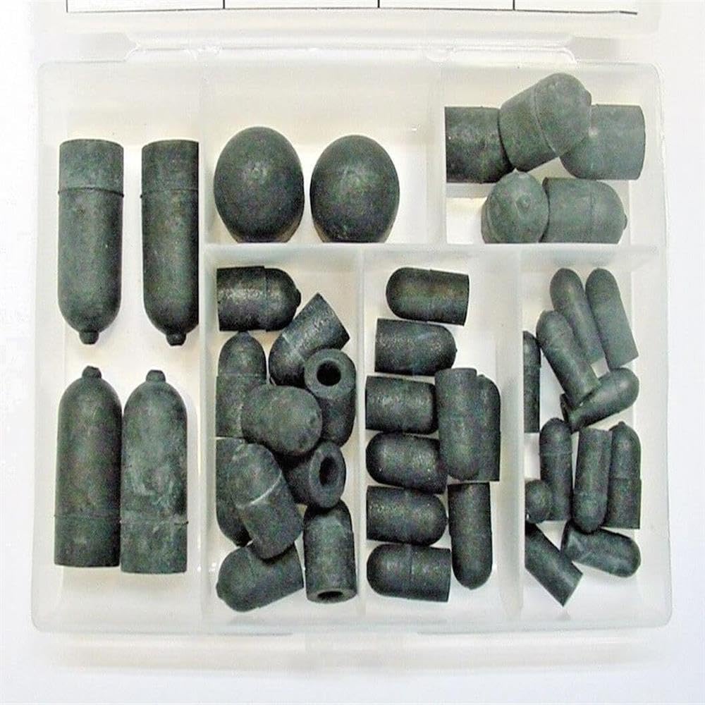 for Ford 41 Vacuum Intake Manifold Caps Carburetor Throttle Body Rubber Plugs Gasket