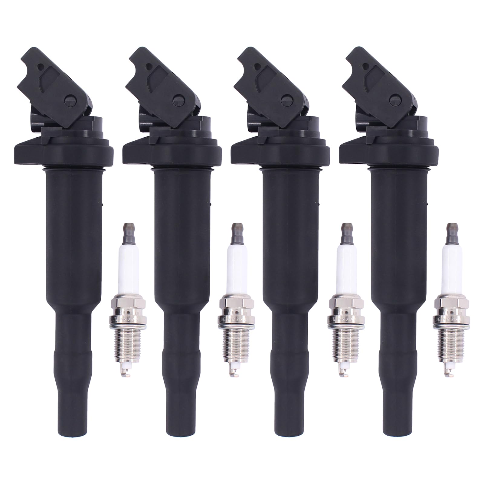Zündspule Zündkerze Stabzündspule Zündkerzen Zündspulen Zündanlage Steckerzündspule Zündkerzenstecker für 3er E46 Cabrio Coupe Compact Touring 3er E90 E91 E92 E93 5er E60 X1 E84 X3 E83 Z4 E85