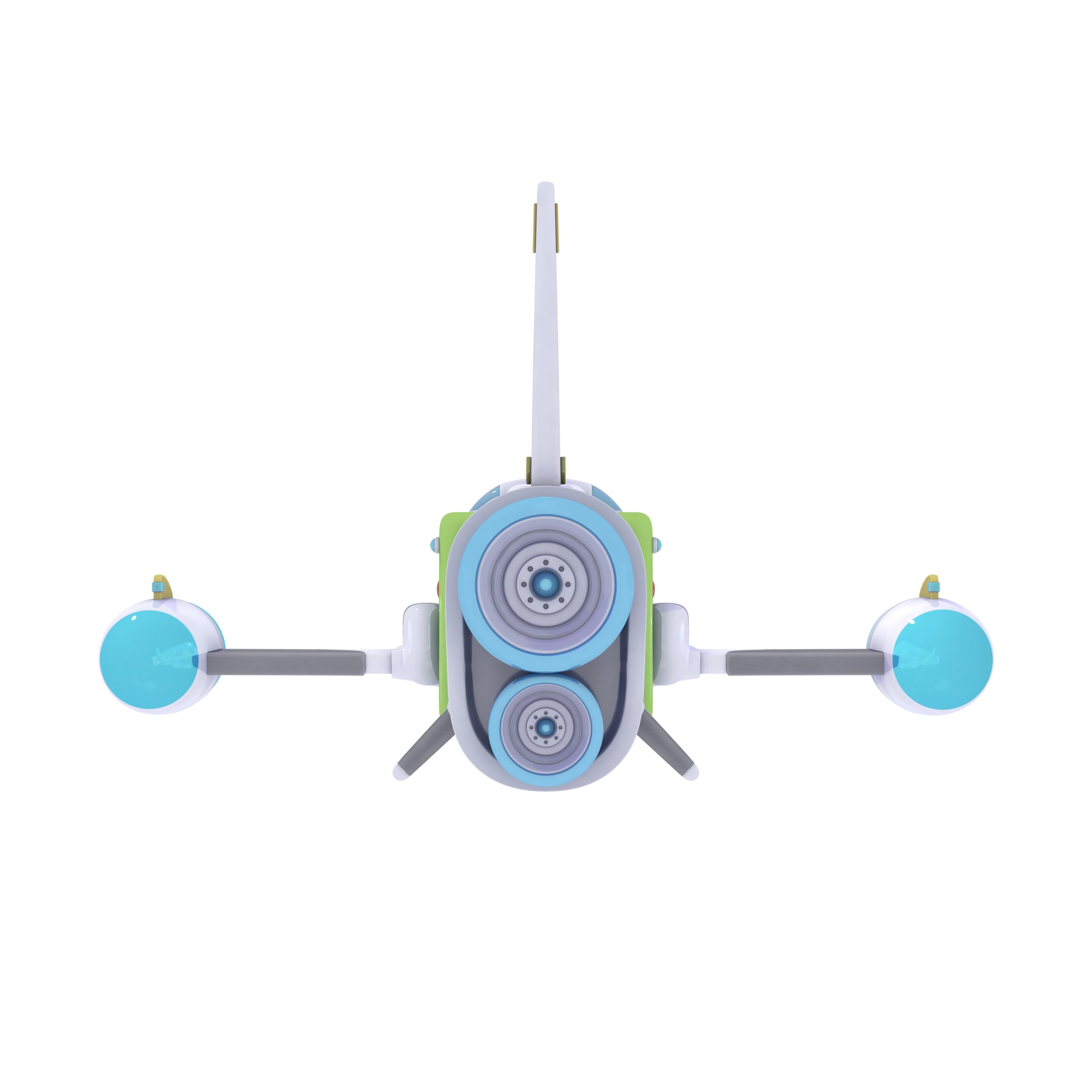 BANDAI - Wilde Ermittlungen – R.O.N Jet Box – Flugzeug mit 2 exklusiven Figuren und abnehmbaren Segelflugzeugen – Interaktives Fahrzeug für Kinder der Creature Cases Serie – Spielzeug für Kinder ab 3