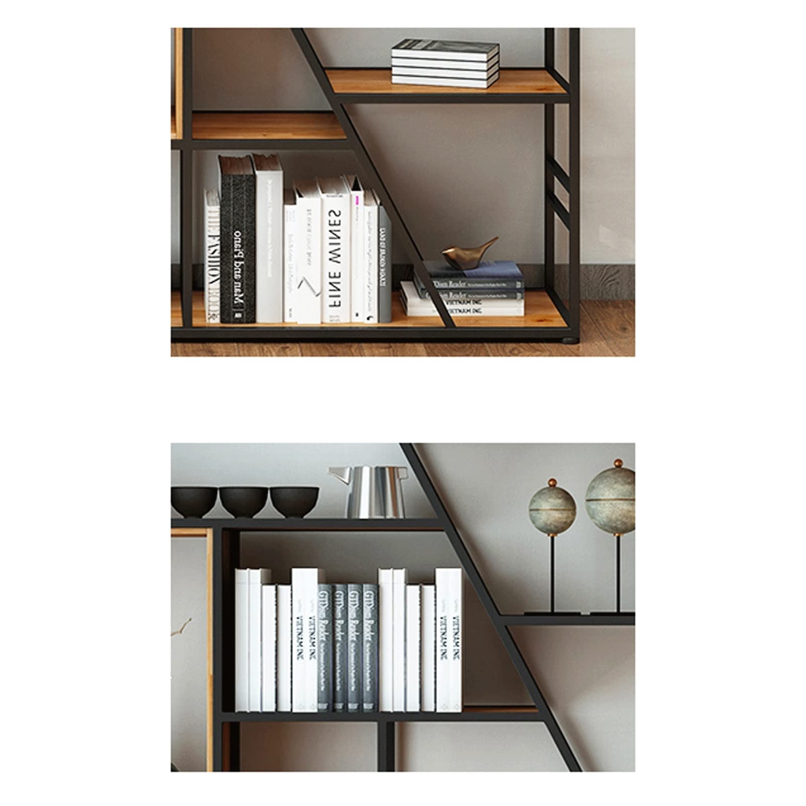 Regał regałowy Półka półki z książkami kutej regał regał Kreść Kreatywne Minimalist Minimalist Study Study Office Pięta Stojące półki na książki (Color : 120cm)