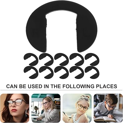 Miniatura 7 de 10 almohadillas de silicona para la nariz, suministros para lentes de ojos, almohadillas para la nariz, lentes de sol, almohadillas antideslizantes