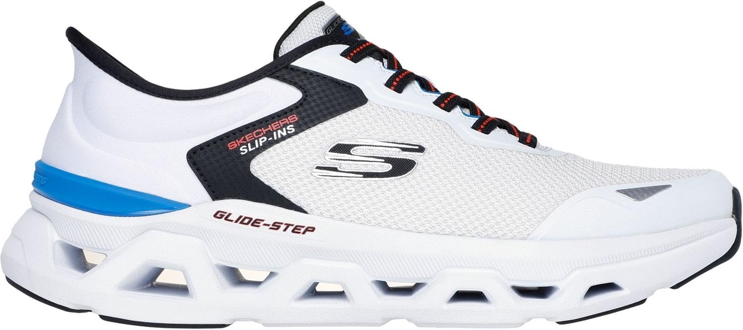 Skechers - Mens Glide-Step Altus - Turn Out Slip On Shoes, Color White/Multi, Size: 8 W US - Image 4