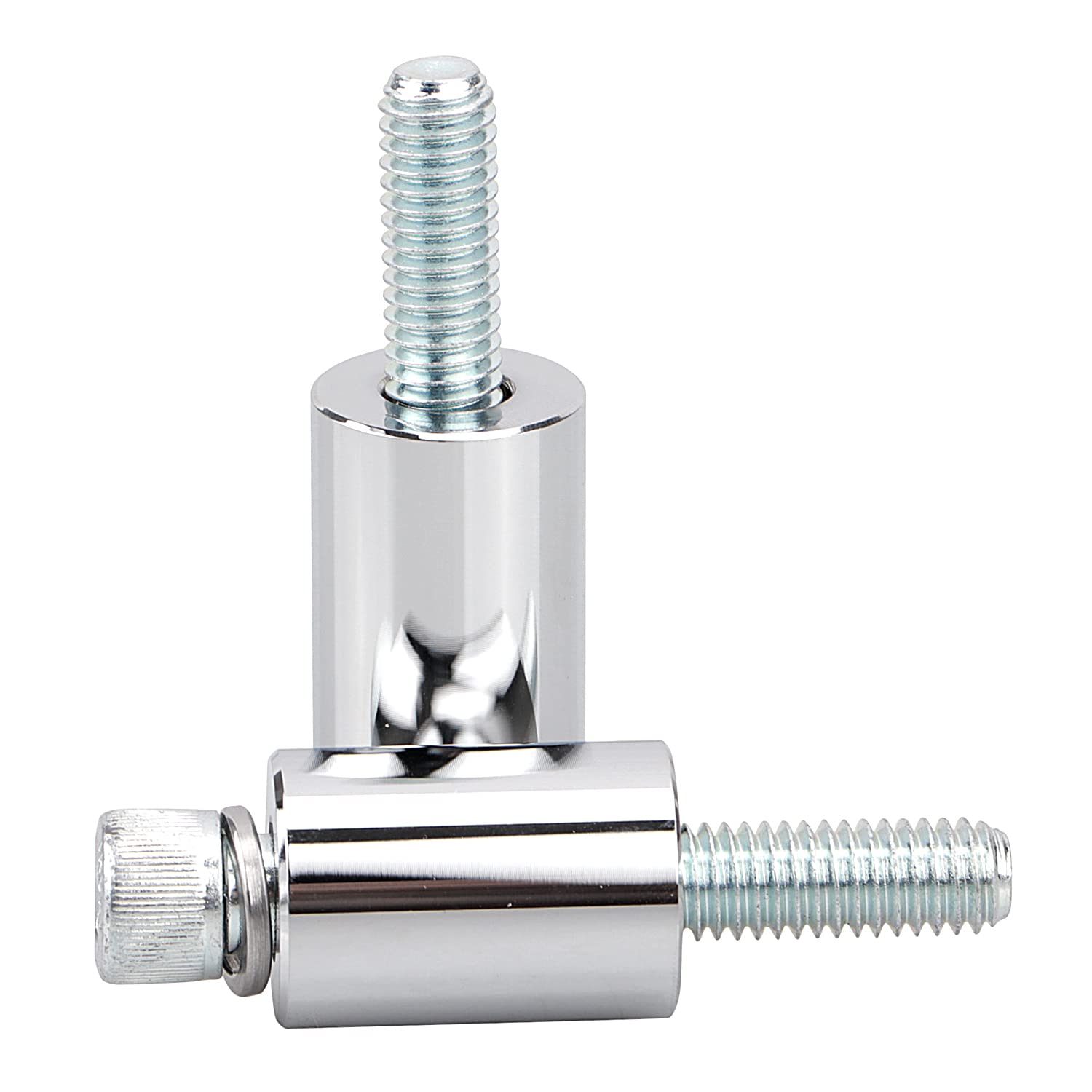 Billet Aluminum Bike Accessories YDLMT 1-1/4'' Motorcycle Floorboard  Extensions - Chrome Spacer Kit For Harley Touring Models 1-1/4 Inch Driver  Board Extensions For Harley, image size:1500x1500