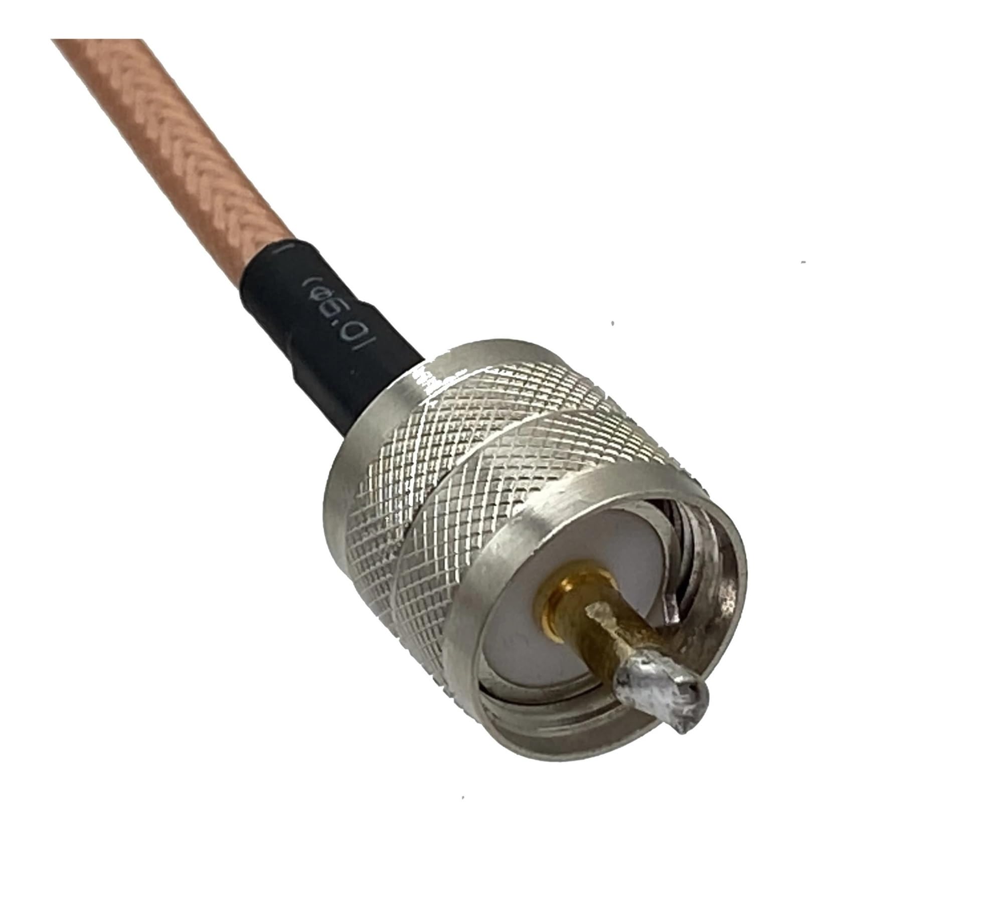 RG 142 N Spina Maschio a UH F PL 259 Connettore A Crimpare Terminale Dritto RF Jumper Cavo a spirale 50ohm 6 pollici ~ 10M | 1.5M