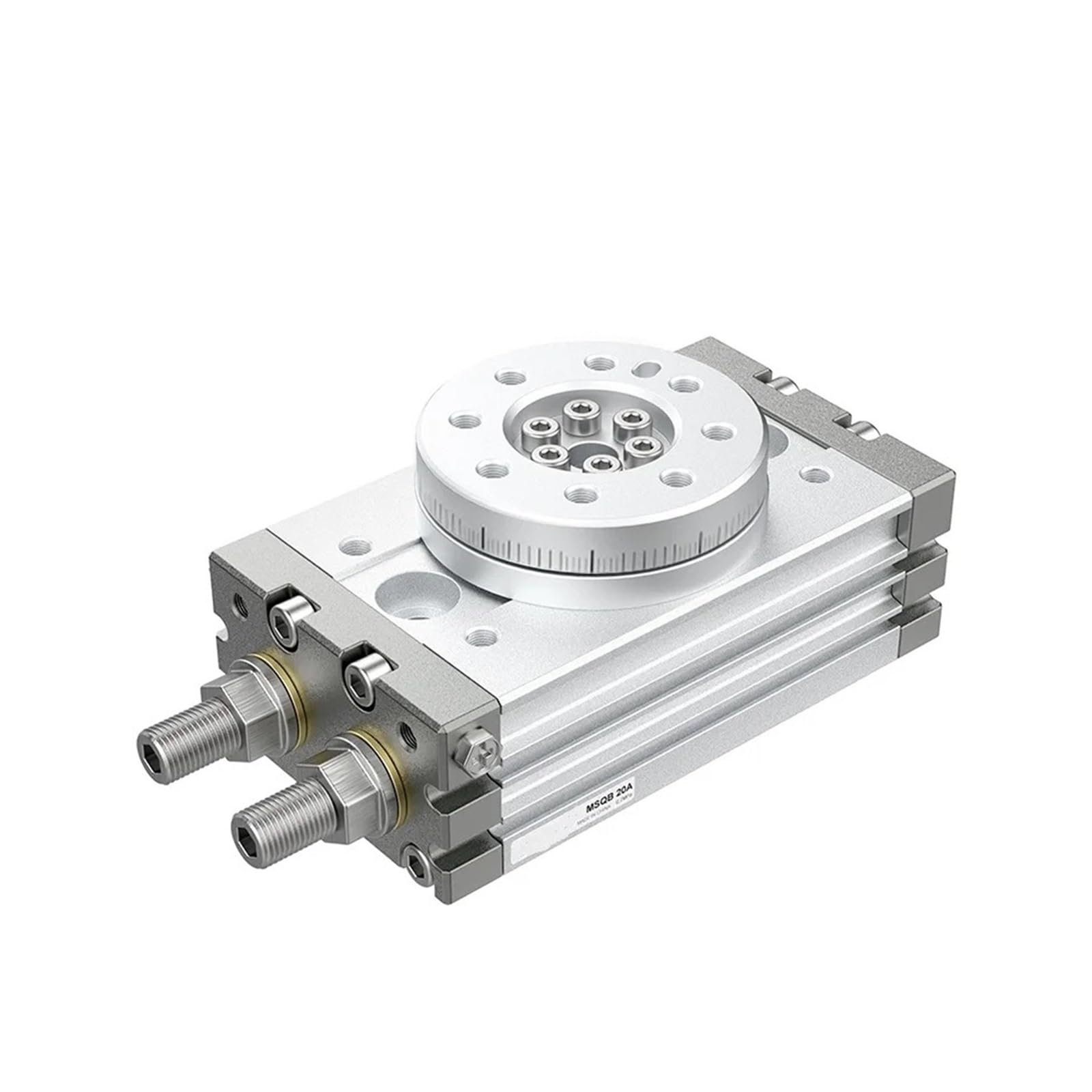 Cylindre rotatif pneumatique réglable MSQB20A pour un angle de rotation sur mesure
